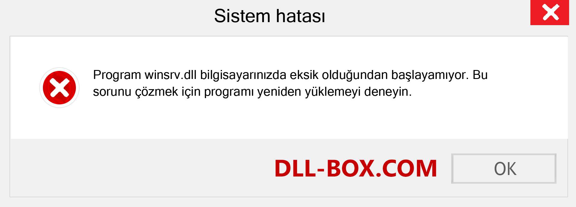 winsrv.dll dosyası eksik mi? Windows 7, 8, 10 için İndirin - Windows'ta winsrv dll Eksik Hatasını Düzeltin, fotoğraflar, resimler